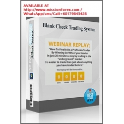 Allen Sama - Blank Check Trading System and Training (Enjoy Free BONUS Cable Run from Profitable FX